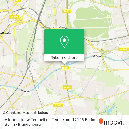 Viktoriastraße Tempelhof, Tempelhof, 12105 Berlin map