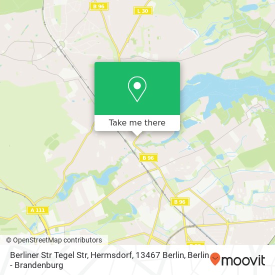 Berliner Str Tegel Str, Hermsdorf, 13467 Berlin map