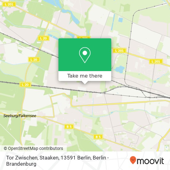 Tor Zwischen, Staaken, 13591 Berlin map