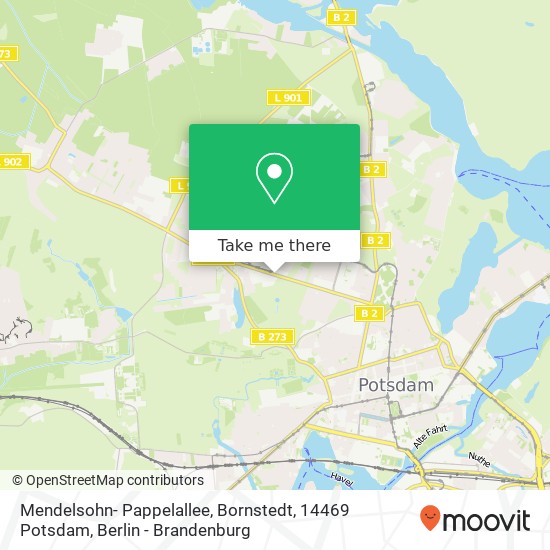 Mendelsohn- Pappelallee, Bornstedt, 14469 Potsdam map