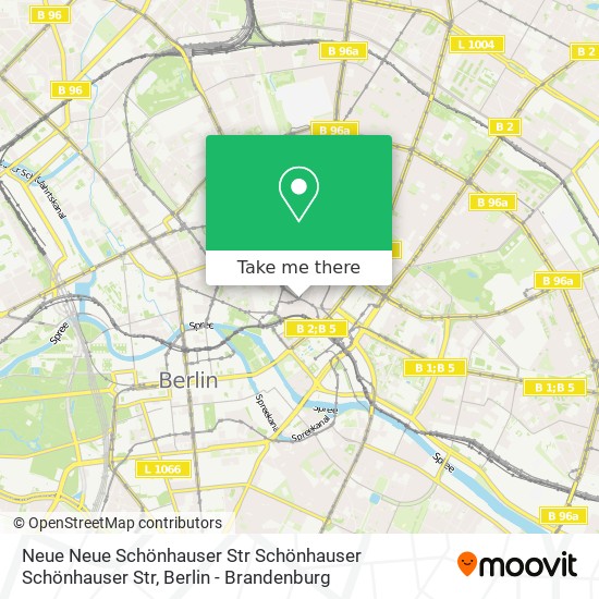 Карта Neue Neue Schönhauser Str Schönhauser Schönhauser Str