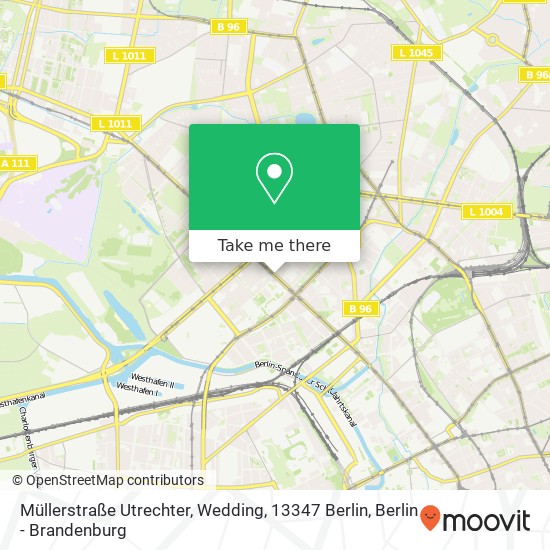 Müllerstraße Utrechter, Wedding, 13347 Berlin map