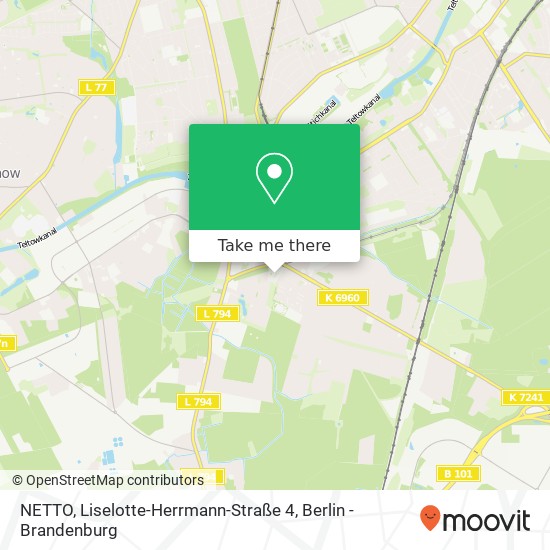 Карта NETTO, Liselotte-Herrmann-Straße 4