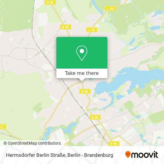Hermsdorfer Berlin Straße map
