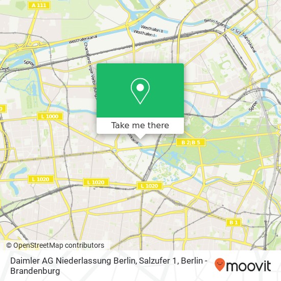 Daimler AG Niederlassung Berlin, Salzufer 1 map