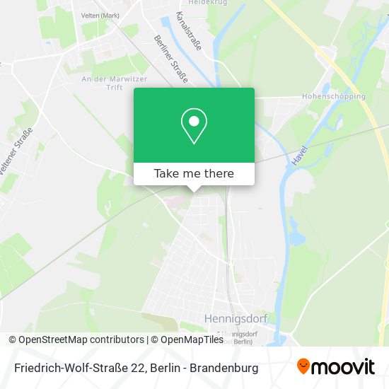 Карта Friedrich-Wolf-Straße 22