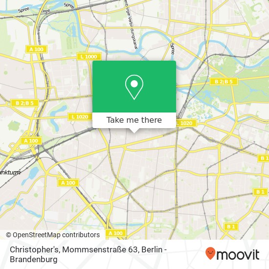 Christopher's, Mommsenstraße 63 map