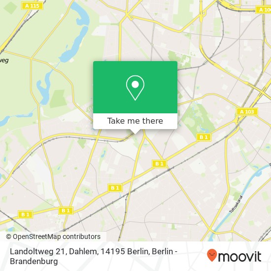 Landoltweg 21, Dahlem, 14195 Berlin map