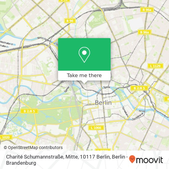 Charité Schumannstraße, Mitte, 10117 Berlin map