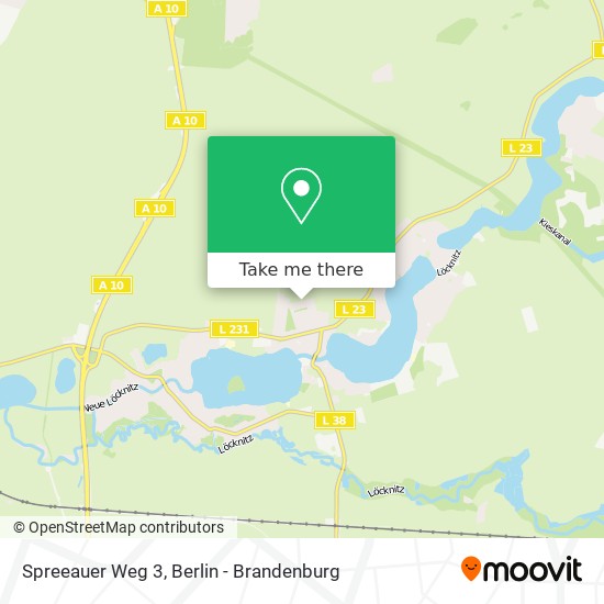 Spreeauer Weg 3 map