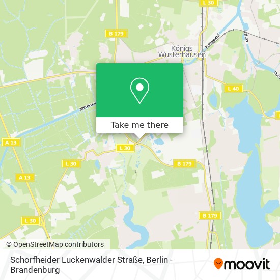 Карта Schorfheider Luckenwalder Straße