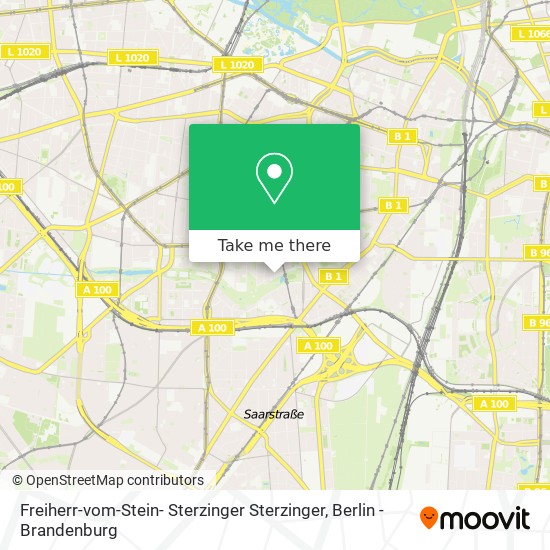 Freiherr-vom-Stein- Sterzinger Sterzinger map