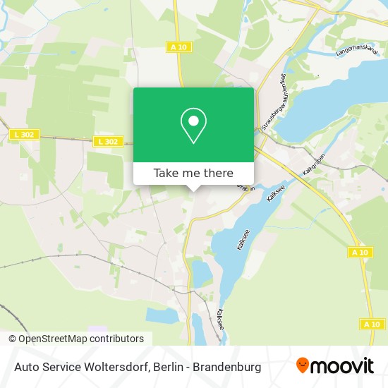 Auto Service Woltersdorf map