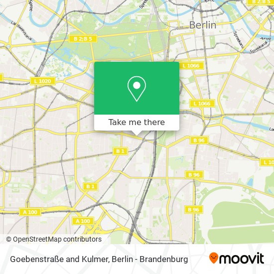 Карта Goebenstraße and Kulmer