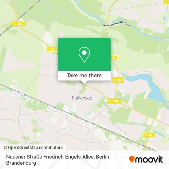 Карта Nauener Straße Friedrich-Engels-Allee