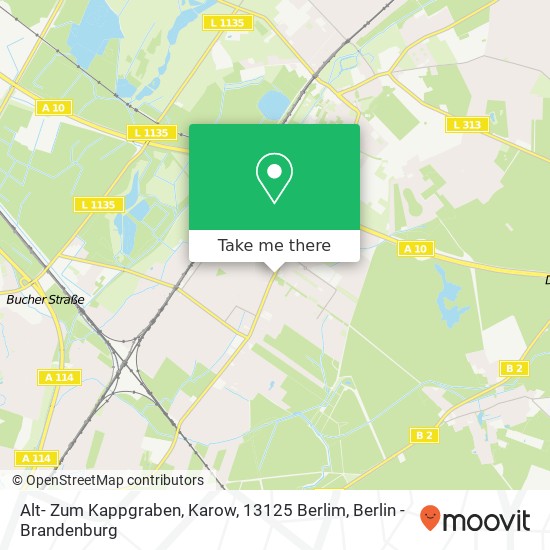 Alt- Zum Kappgraben, Karow, 13125 Berlim map