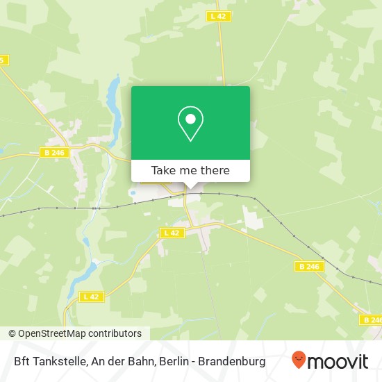 Карта Bft Tankstelle, An der Bahn