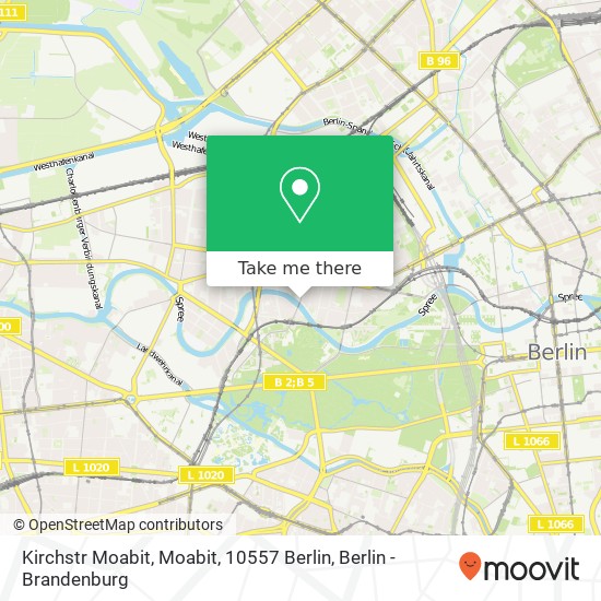 Kirchstr Moabit, Moabit, 10557 Berlin map
