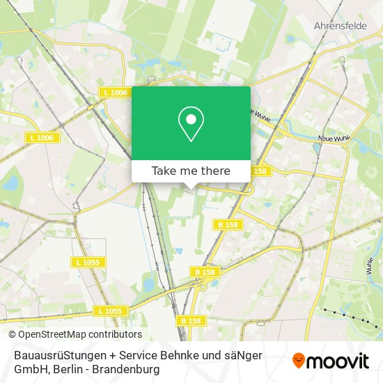 BauausrüStungen + Service Behnke und säNger GmbH map