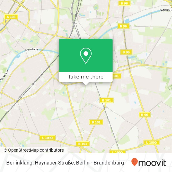 Карта Berlinklang, Haynauer Straße