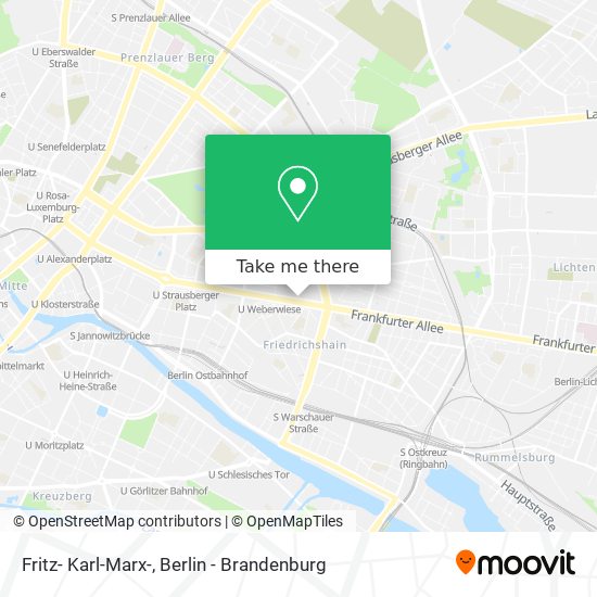 Fritz- Karl-Marx- map
