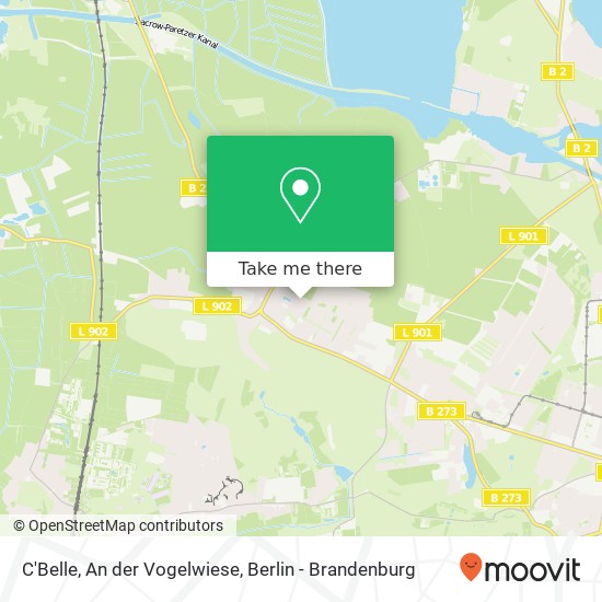 C'Belle, An der Vogelwiese map
