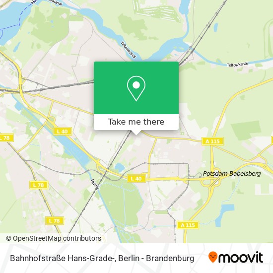 Bahnhofstraße Hans-Grade- map
