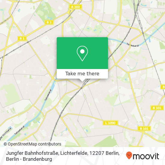 Jungfer Bahnhofstraße, Lichterfelde, 12207 Berlin map
