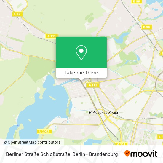 Berliner Straße Schloßstraße map