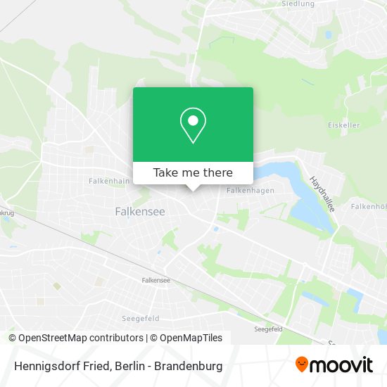 Hennigsdorf Fried map