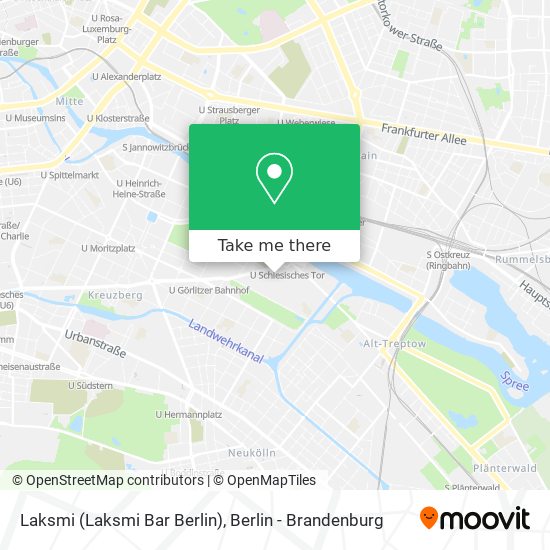 Карта Laksmi (Laksmi Bar Berlin)