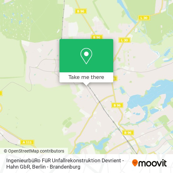 IngenieurbüRo FüR Unfallrekonstruktion Devrient - Hahn GbR map