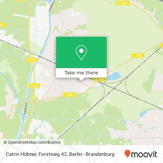 Карта Catrin Hübner, Forstweg 42