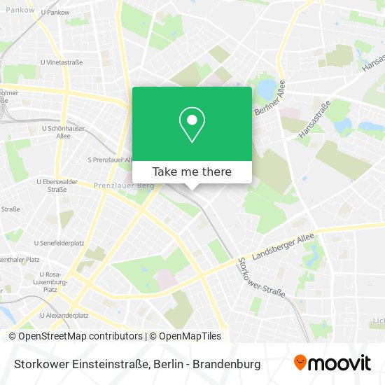 Storkower Einsteinstraße map