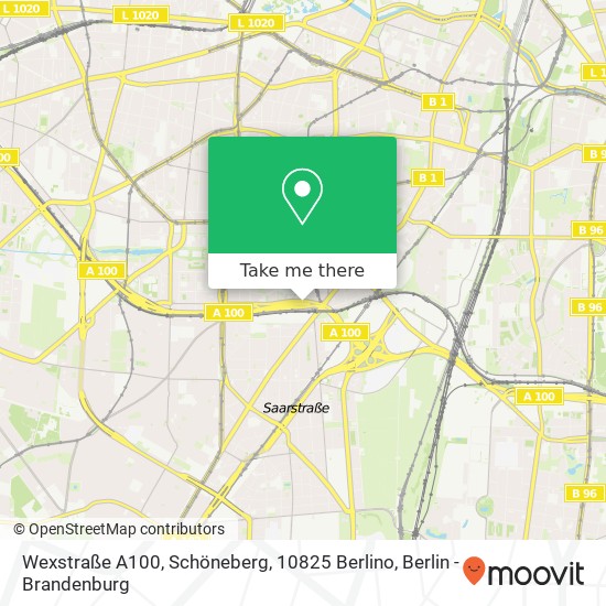 Wexstraße A100, Schöneberg, 10825 Berlino map