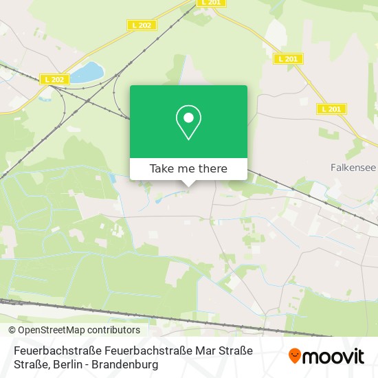 Feuerbachstraße Feuerbachstraße Mar Straße Straße map