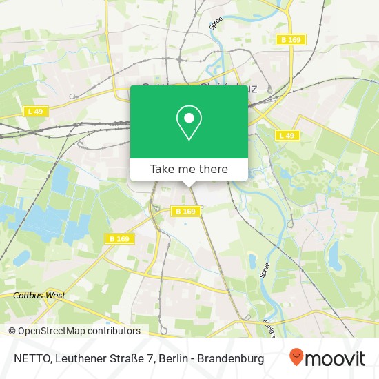 NETTO, Leuthener Straße 7 map