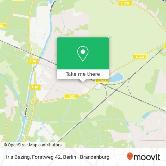 Iris Bazing, Forstweg 42 map