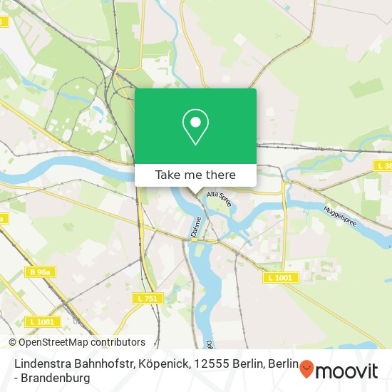 Lindenstra Bahnhofstr, Köpenick, 12555 Berlin map