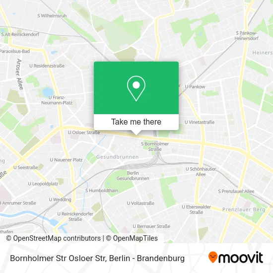 Карта Bornholmer Str Osloer Str