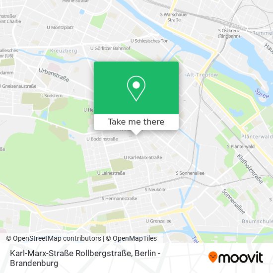 Karl-Marx-Straße Rollbergstraße map