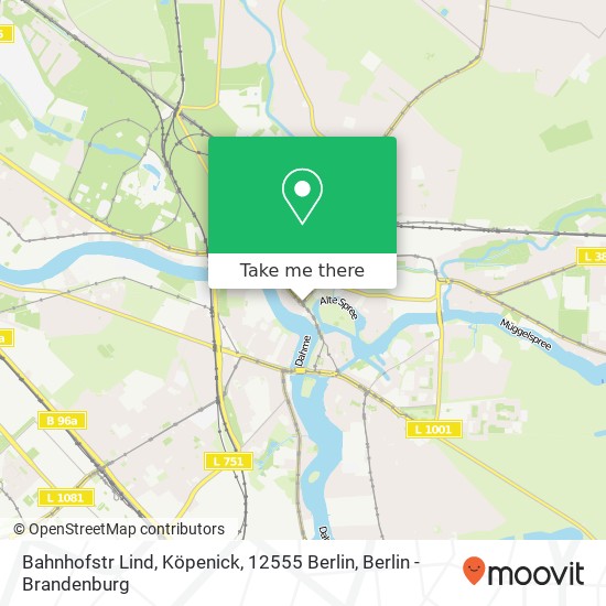 Bahnhofstr Lind, Köpenick, 12555 Berlin map