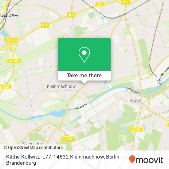 Käthe-Kollwitz- L77, 14532 Kleinmachnow map