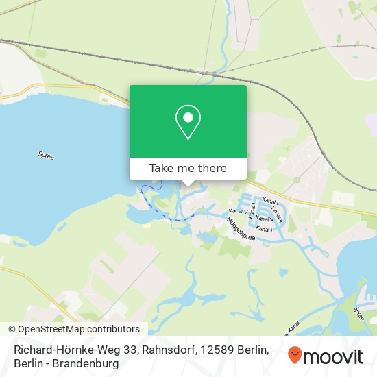 Richard-Hörnke-Weg 33, Rahnsdorf, 12589 Berlin map