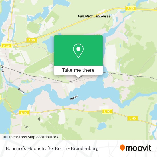 Bahnhofs Hochstraße map