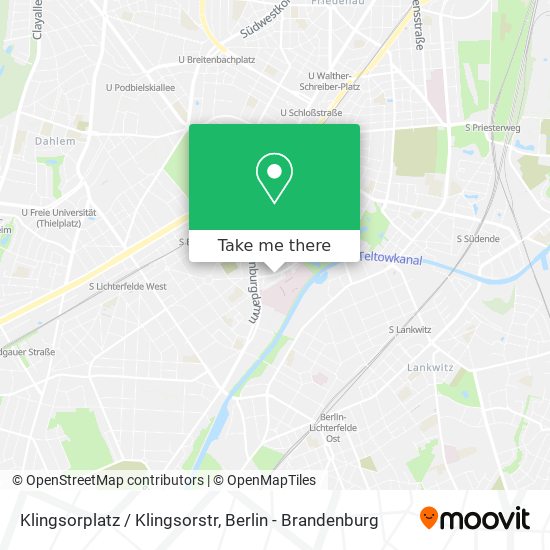 Klingsorplatz / Klingsorstr map