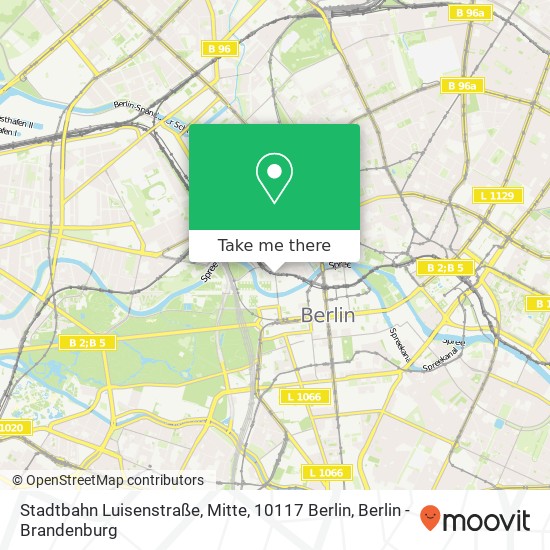 Stadtbahn Luisenstraße, Mitte, 10117 Berlin map