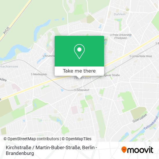 Карта Kirchstraße / Martin-Buber-Straße