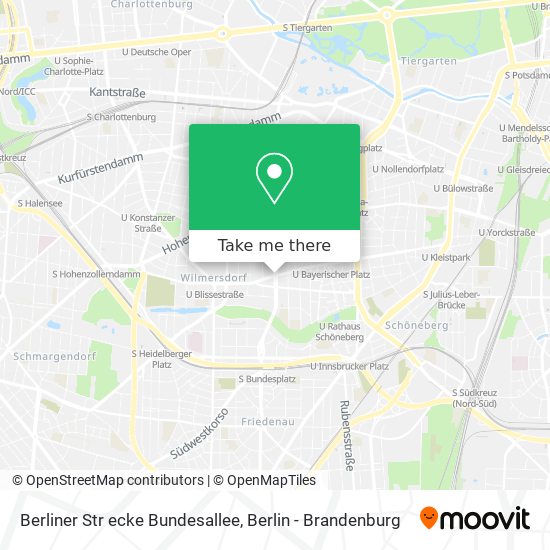 Berliner Str ecke Bundesallee map