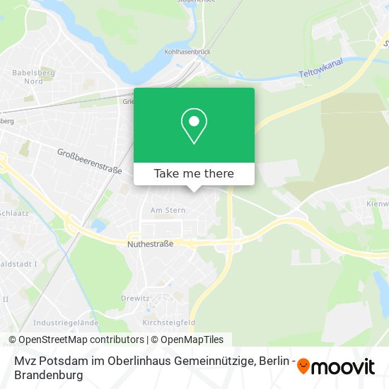 Mvz Potsdam im Oberlinhaus Gemeinnützige map